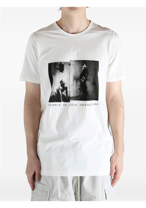 level t t-shirt man white RICK OWENS DRKSHDW | DU01F4250 RNEP4P1109